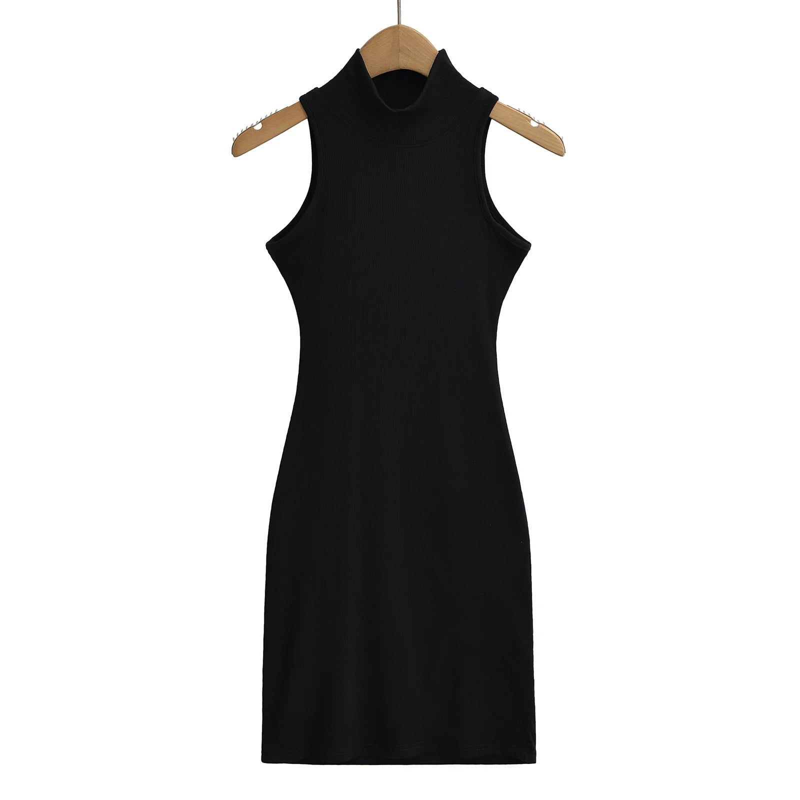 TrenLux Wear Women's Knit Turtleneck Bodycon Ankle-Length Maxi Dress The Glow Sanctuary