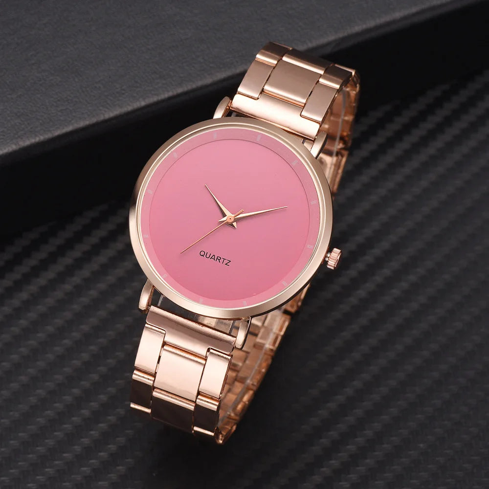 TrenLux Wear Women's Rose Gold Stainless Steel Fashion/Business Quartz Wristwatch TrenLux Wear