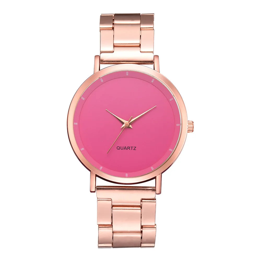TrenLux Wear Women's Rose Gold Stainless Steel Fashion/Business Quartz Wristwatch TrenLux Wear