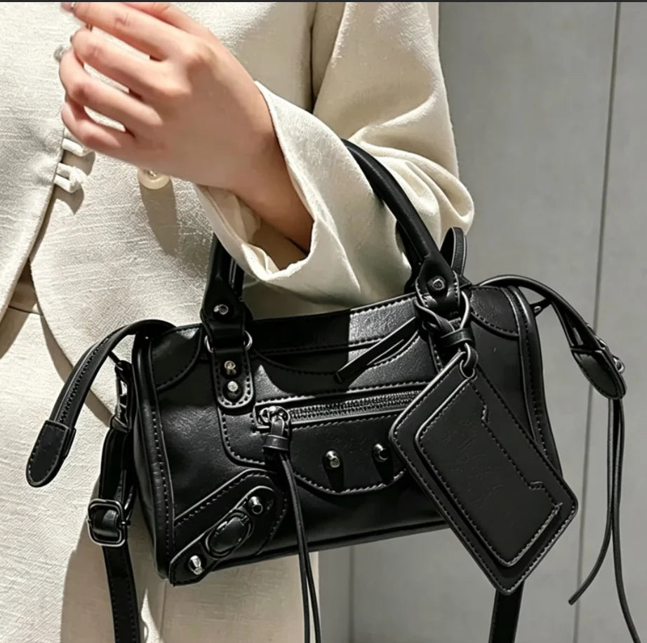 TrenLux Wear Women's Motorcycle Hobo High Capacity Luxury Handbag. TrenLux Wear