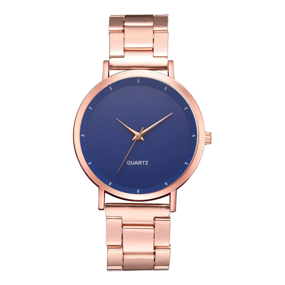 TrenLux Wear Women's Rose Gold Stainless Steel Fashion/Business Quartz Wristwatch TrenLux Wear
