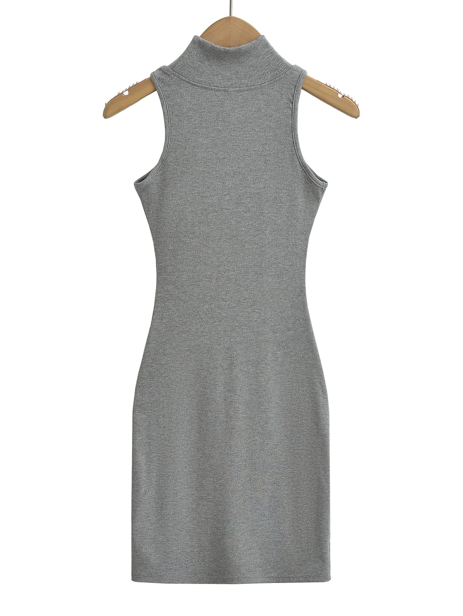 TrenLux Wear Women's Knit Turtleneck Bodycon Ankle-Length Maxi Dress The Glow Sanctuary