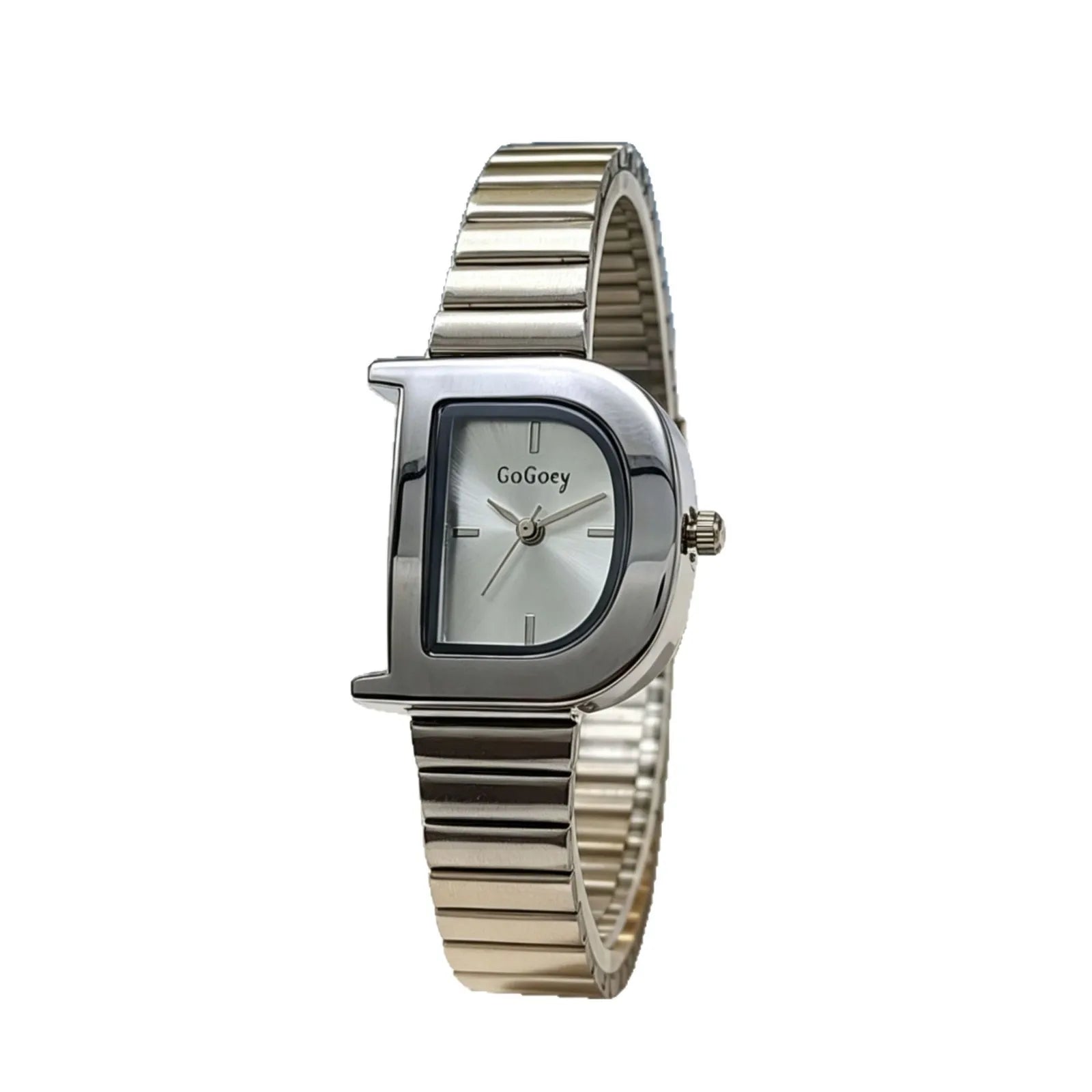 TrendLux Women's Vintage D-Shaped Bamboo Knot Personalized Quartz Wristwatch