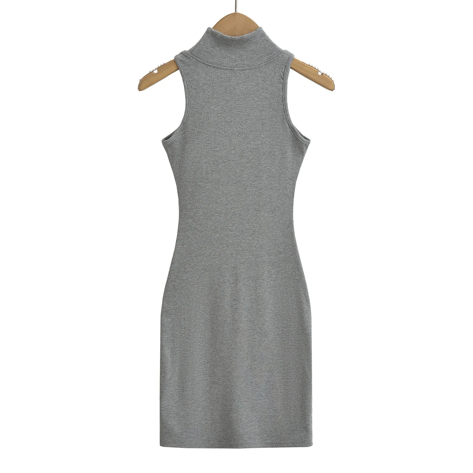 TrenLux Wear Women's Knit Turtleneck Bodycon Ankle-Length Maxi Dress The Glow Sanctuary
