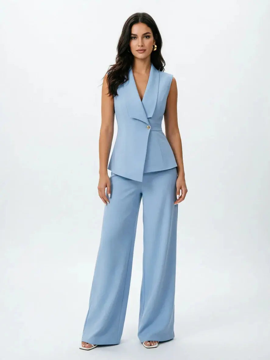 Trenluxwear Women's spring 2 Piece sleeveless Suit TrenLux Wear