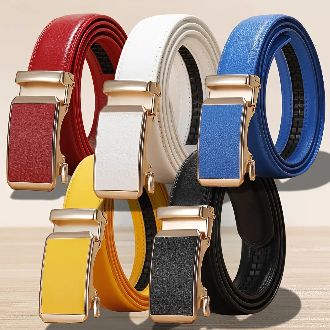 Women's Genuine Leather Belt — Multi-Colour Elegant Strap for Dresses. TrenLux Wear