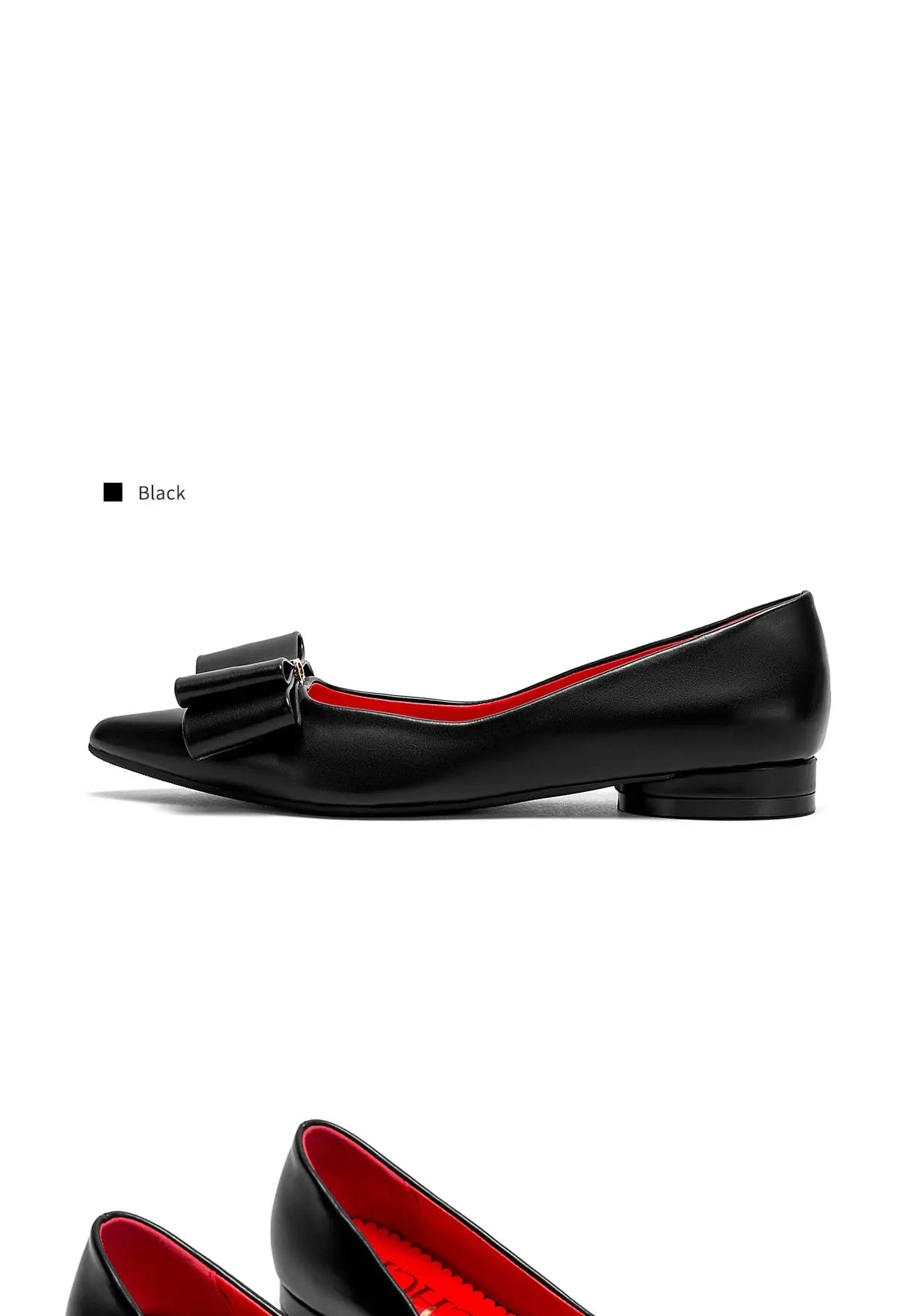 TrenLux Wear Women's Pointed-Toe Bow Flat Shoes — Luxury PU Leather Flats, Sizes 36–42 TrenLux Wear