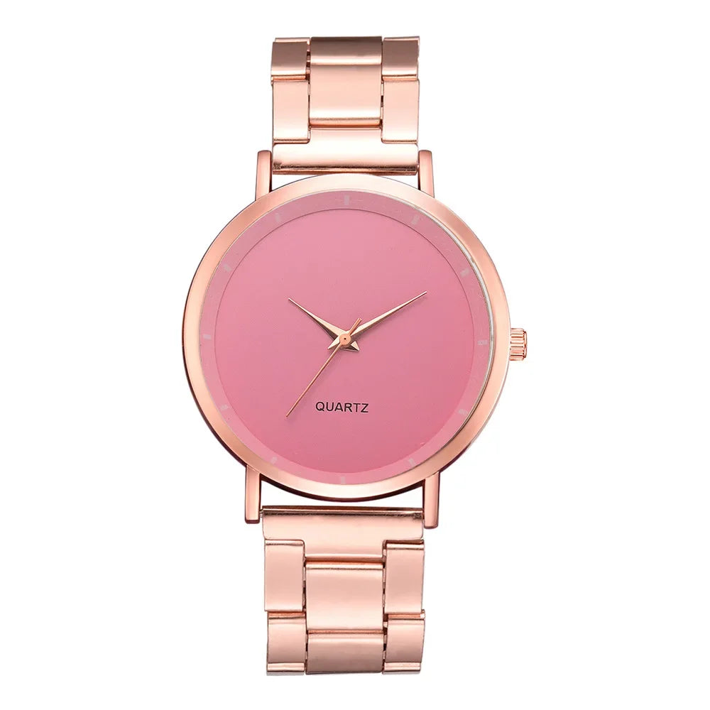 TrenLux Wear Women's Rose Gold Stainless Steel Fashion/Business Quartz Wristwatch TrenLux Wear
