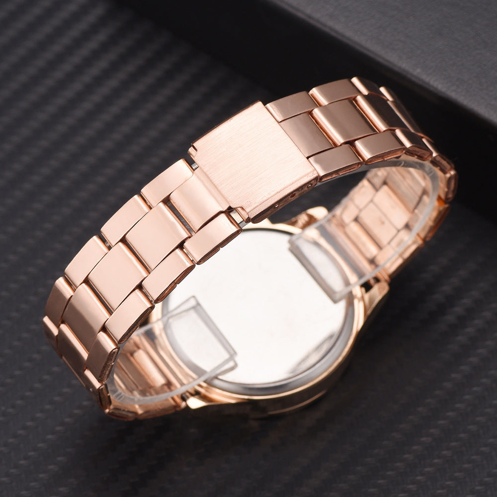TrenLux Wear Women's Rose Gold Stainless Steel Fashion/Business Quartz Wristwatch TrenLux Wear
