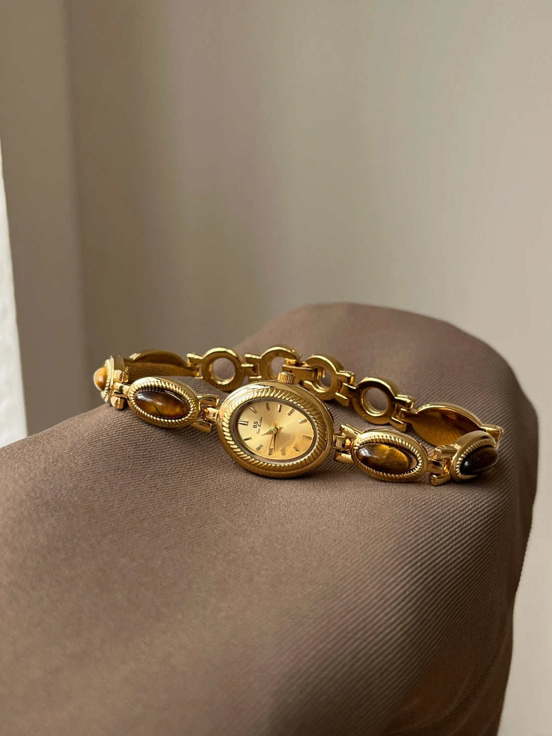 TrendLux Women's Luxury Jade Green Jewelry Bracelet Quartz Dress Wristwatch